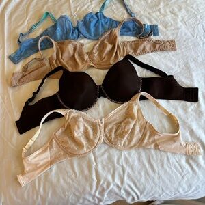 LOT of 4 Women's Bra Collection